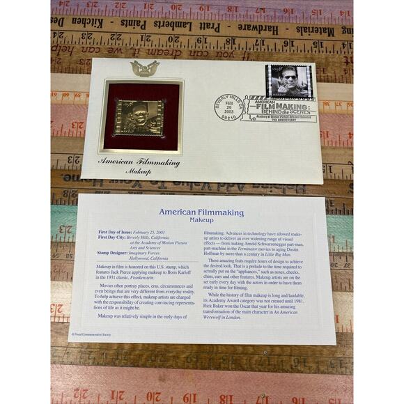 FILMMAKING Cinematography Makeup SPECIAL EFFECTS ET Munsters FIRST ISSUE Stamp - Picture 2 of 11
